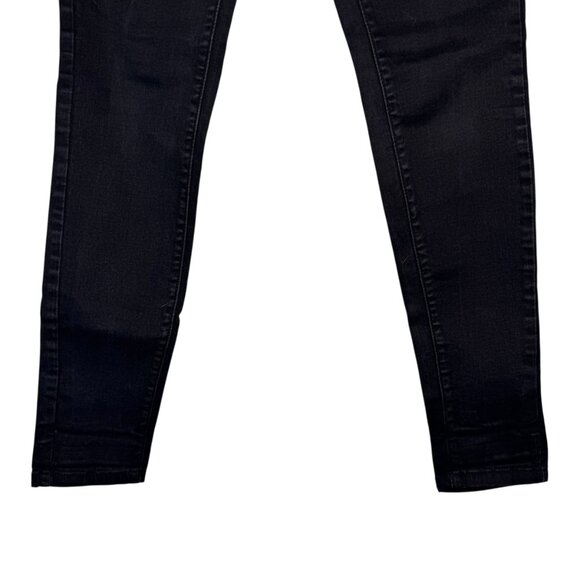 YMI Black Skinny Jeans Pants Denim Goth Punk Emo Grunge Metal Alternative Sz 7 - Picture 4 of 6